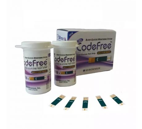 Prúžky pre glukomer SD CodeFree/CodeFree Plus